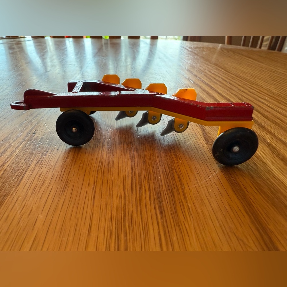 Vintage Toy Farming Tractor Plow